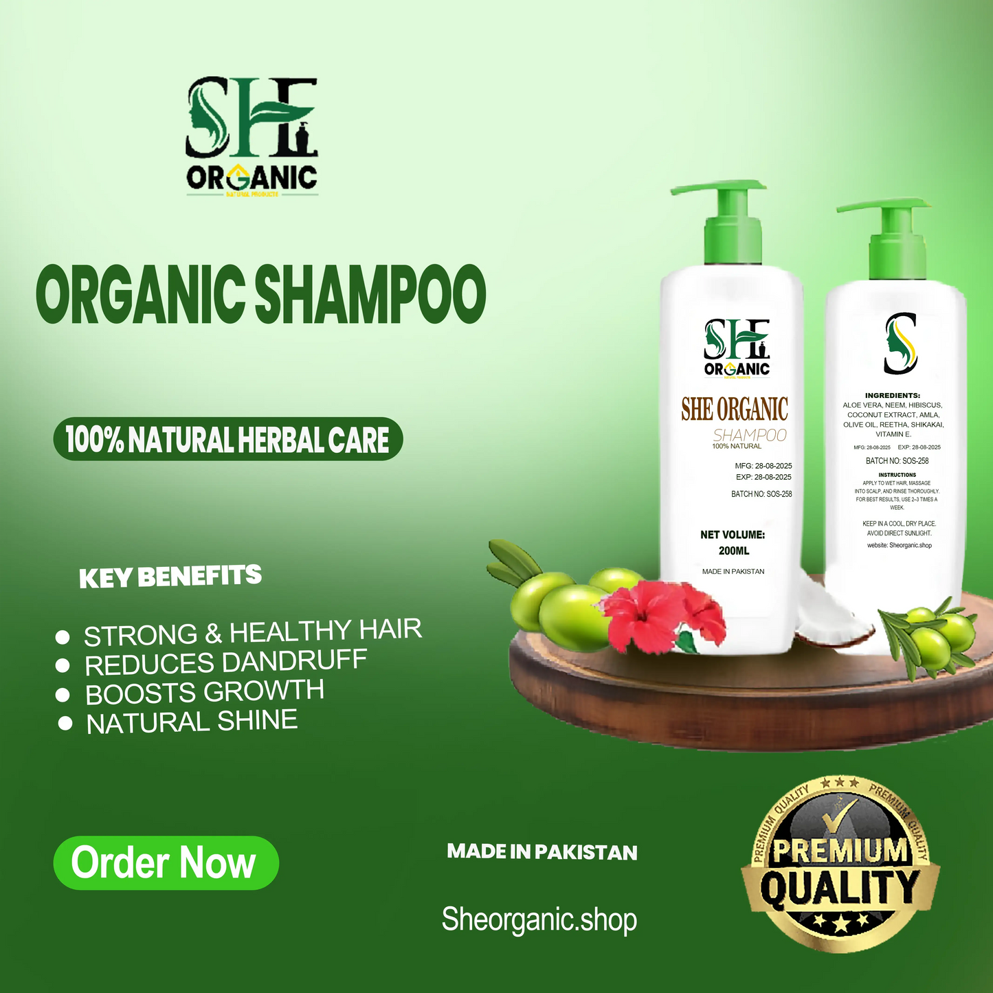 Herbal Organic Shampoo